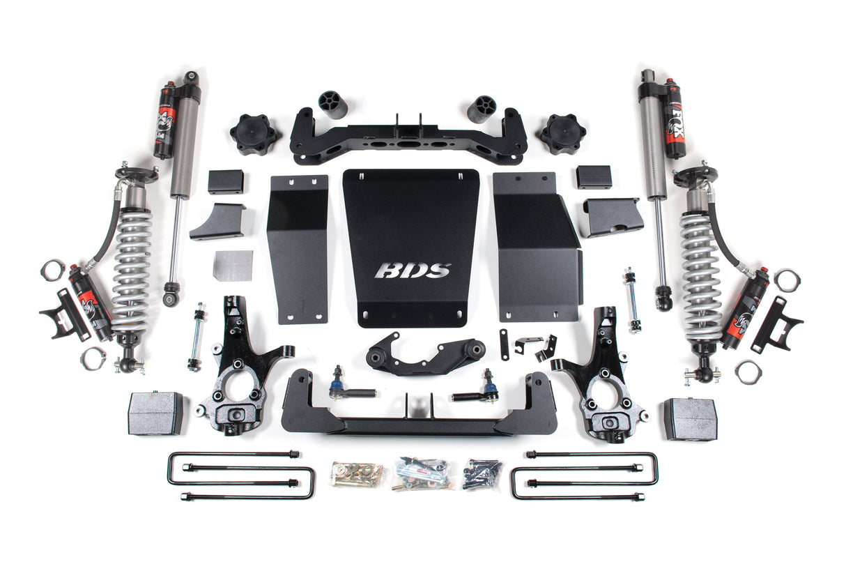 BDS 6 Inch Lift Kit | FOX 2.5 Performance Elite Coil-Over | Chevy Silverado or GMC Sierra 1500 (14-18) 4WD