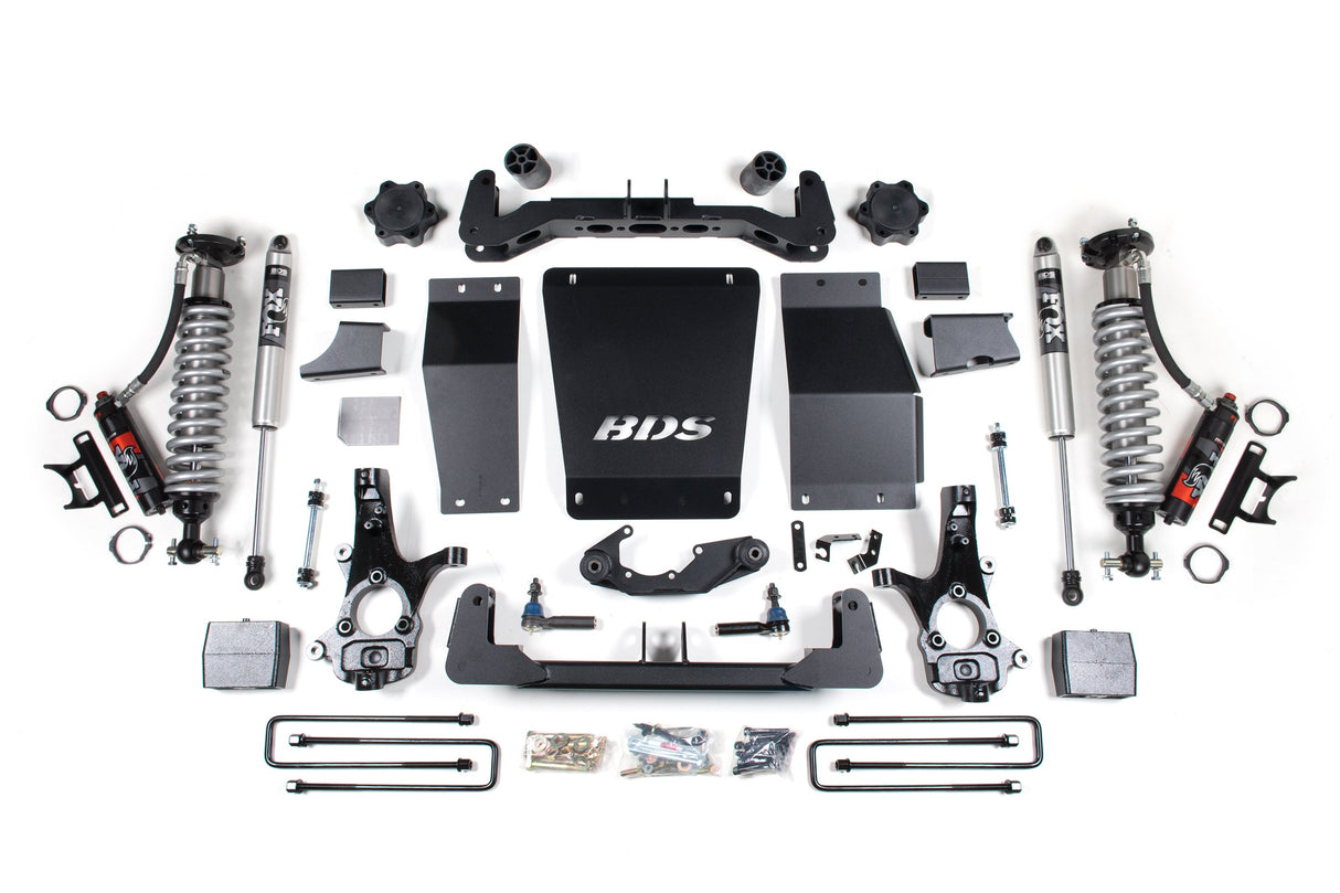BDS 6 Inch Lift Kit | FOX 2.5 Performance Elite Coil-Over | Chevy Silverado or GMC Sierra 1500 (14-18) 4WD
