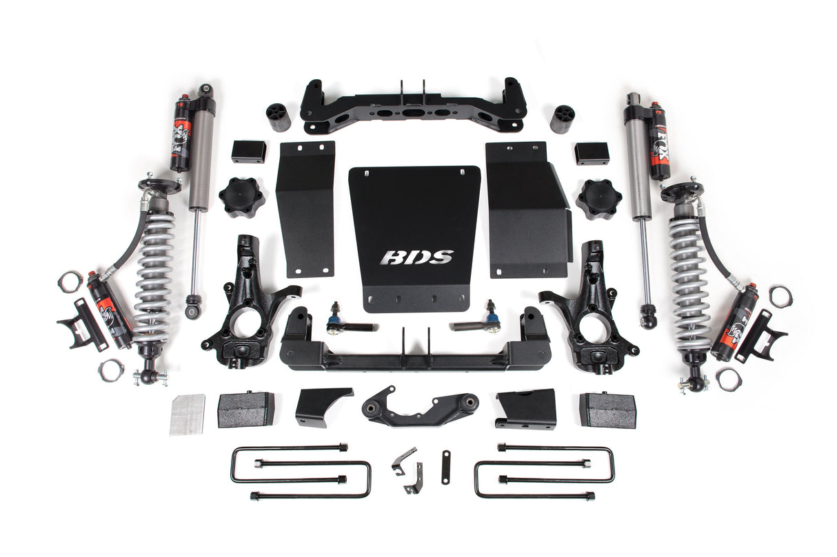 BDS 4 Inch Lift Kit | FOX 2.5 Performance Elite Coil-Over | Chevy Silverado or GMC Sierra 1500 (14-18) 4WD