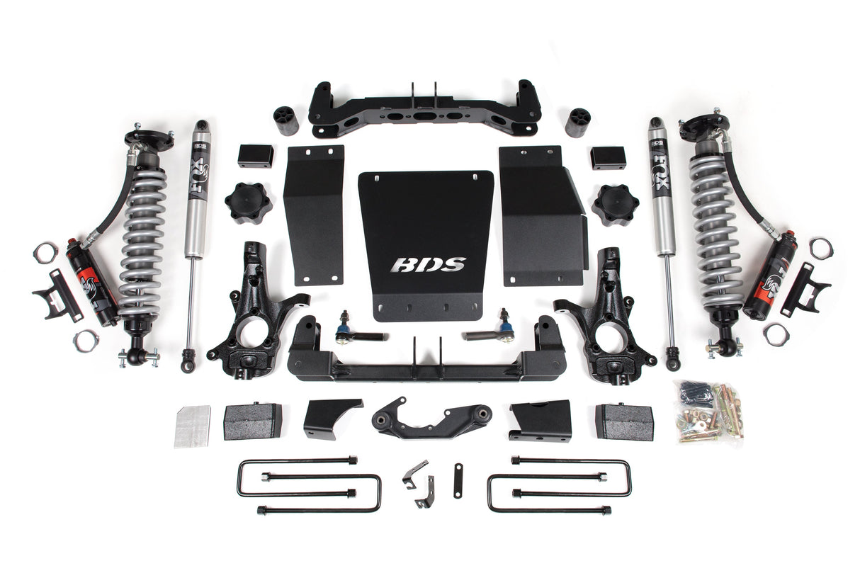 BDS 4 Inch Lift Kit | FOX 2.5 Performance Elite Coil-Over | Chevy Silverado or GMC Sierra 1500 (14-18) 4WD