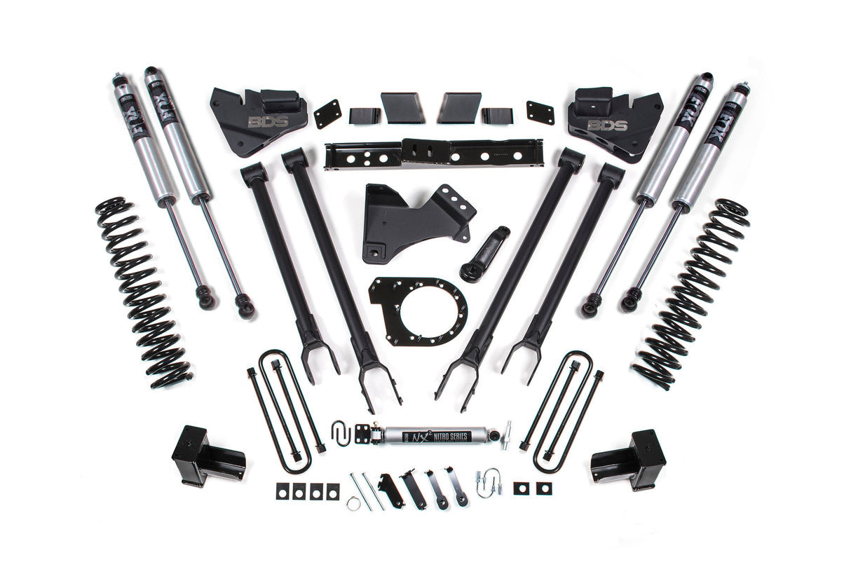 6-Inch Lift Kit w/ 4-Link for 2020-2022 Ford F-350 Super Duty DRW 4WD Diesel - NX2 Nitro Series