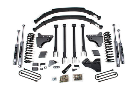 6-Inch Lift Kit w/ 4-Link for 2008-2010 Ford F-250/F-350 Super Duty 4WD Gas
