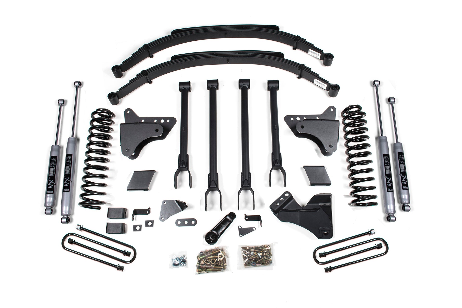 6-Inch Lift Kit w/ 4-Link for 2008-2010 Ford F-250/F-350 Super Duty 4WD Diesel