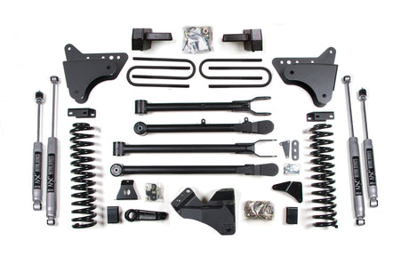 4-Inch Lift Kit w/ 4-Link for 2008-2010 Ford F-250/F-350 Super Duty 4WD Diesel