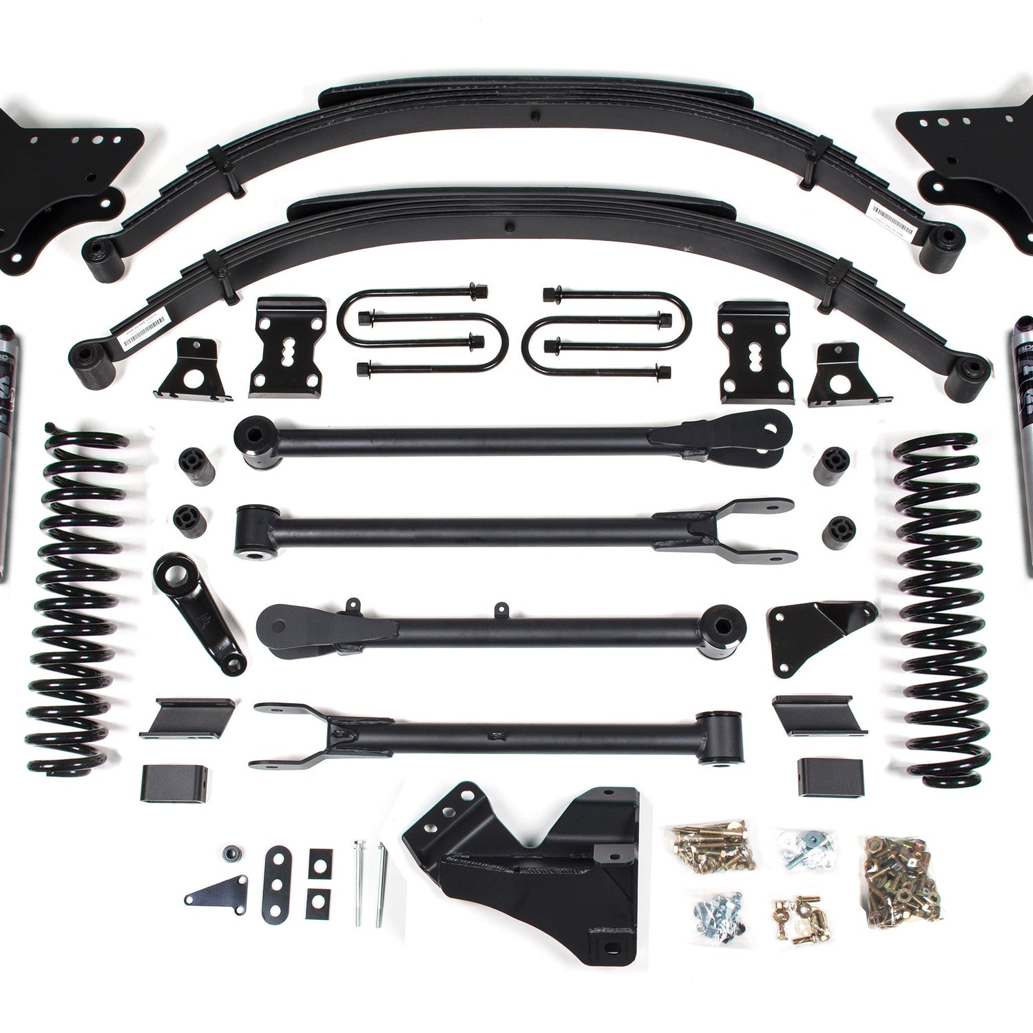 4-Inch Lift Kit w/ 4-Link for 2008-2010 Ford F-250/F-350 Super Duty 4WD Gas