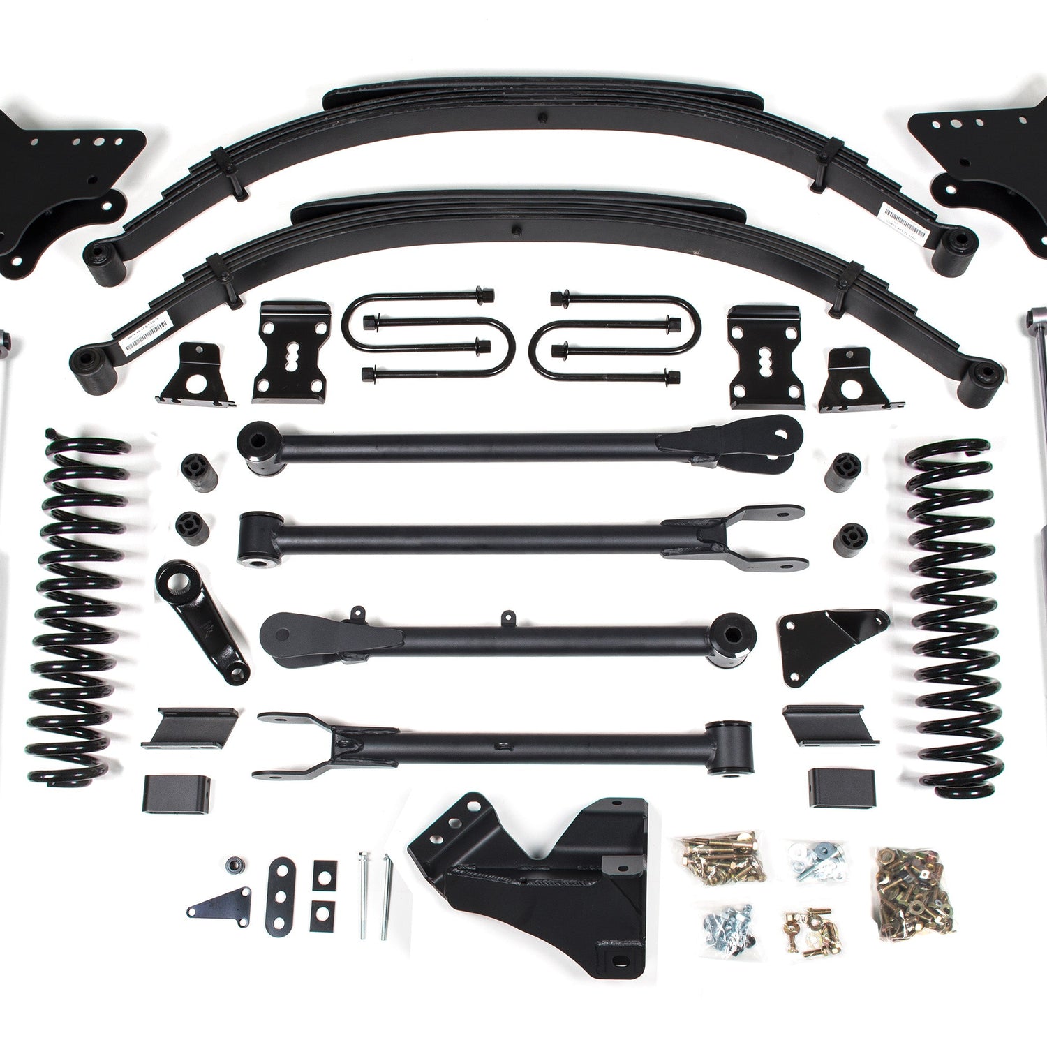 4-Inch Lift Kit w/ 4-Link for 2008-2010 Ford F-250/F-350 Super Duty 4WD Gas