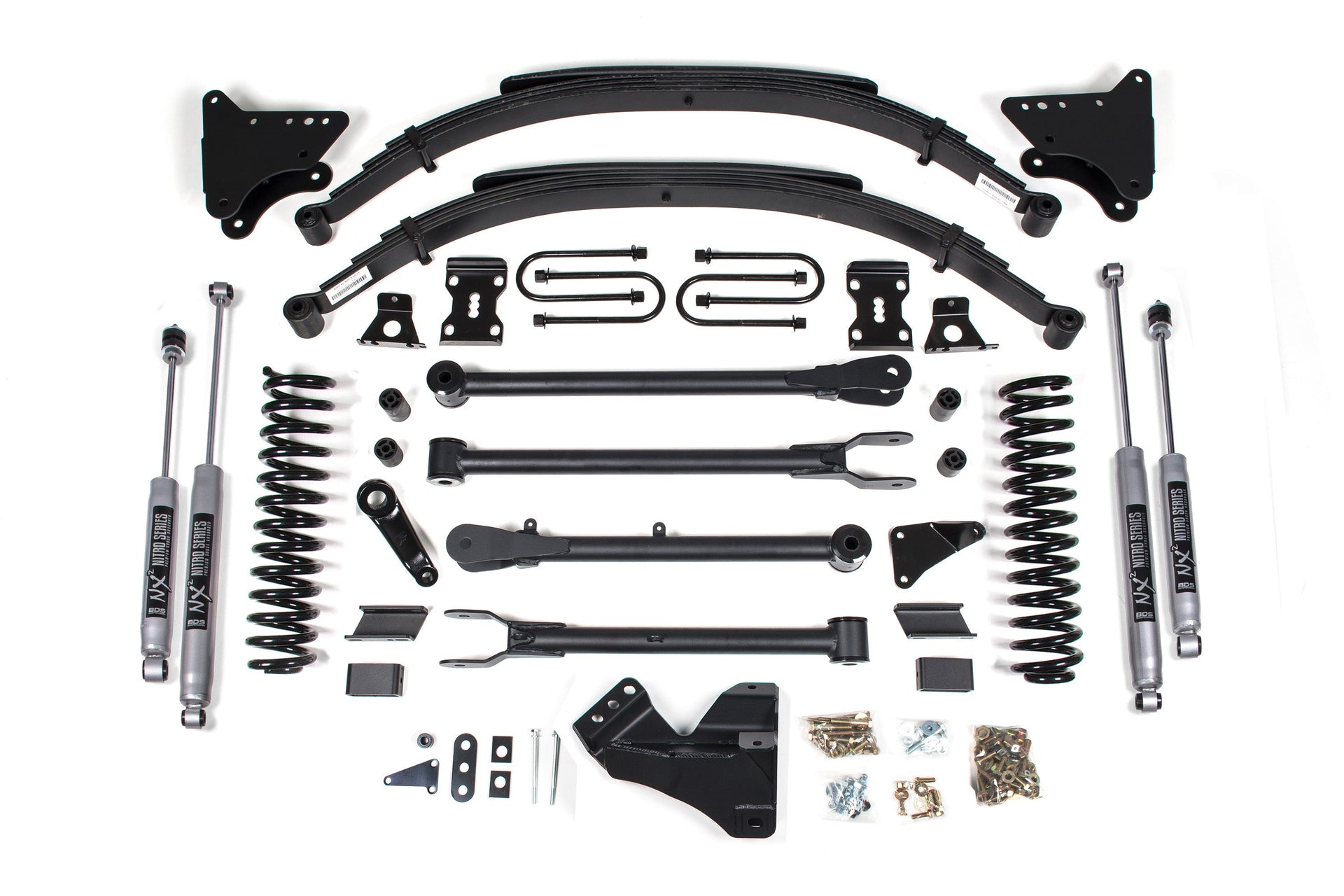 4-Inch Lift Kit w/ 4-Link for 2011-2016 Ford F-250/F-350 Super Duty 4WD Diesel