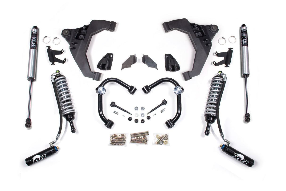 3-Inch Lift Kit - FOX 2.5 Coil-Over Conversion for 2011-2019 Chevy Silverado + GMC Sierra 2500HD/3500HD Diesel - Stock