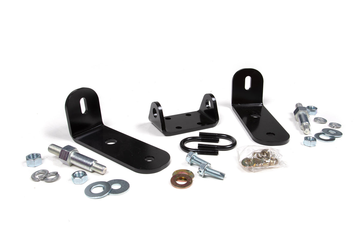 Dual Steering Stabilizer Mounting Kit w/ Y-Style Steering for 2003-2008 Dodge Ram 2500/3500 4WD