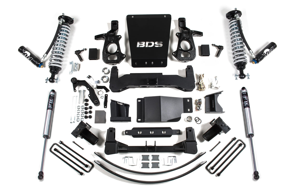 BDS 8 Inch Lift Kit | FOX 2.5 Coil-Over DSC | Chevy Silverado or GMC Sierra 1500 (14-18) 4WD
