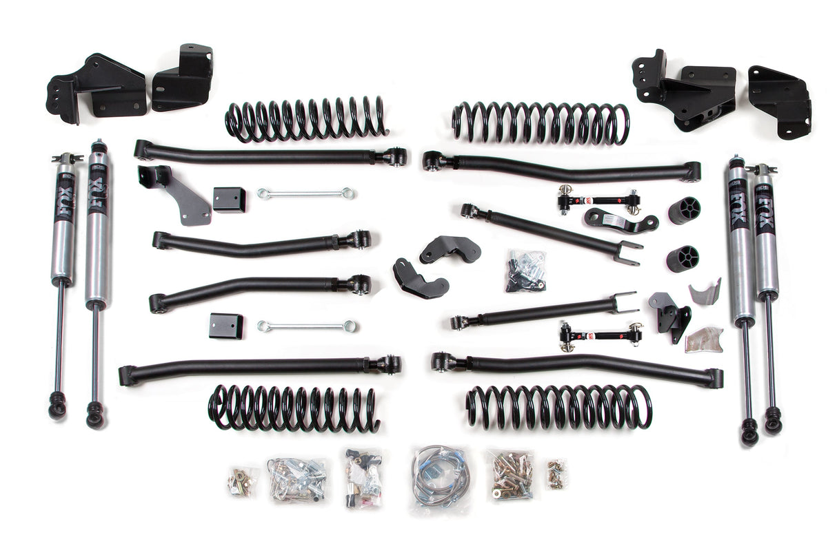 6.5-Inch Lift Kit - Long Arm for 2007-2018 Jeep Wrangler JK 4-Door - FOX 2.0 Performance Series