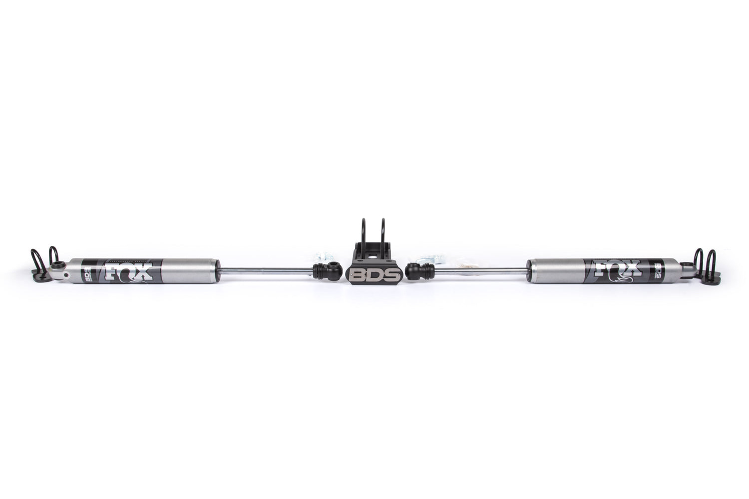 Dual Steering Stabilizer Kit w/ FOX 2.0 Performance Shocks for 2007-2018 Jeep Wrangler JK