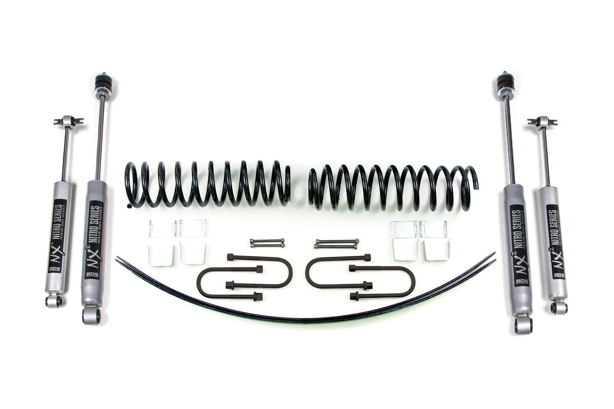 2-Inch Lift Kit for 1986-1991 Jeep Comanche MJ - Chrysler 8.25