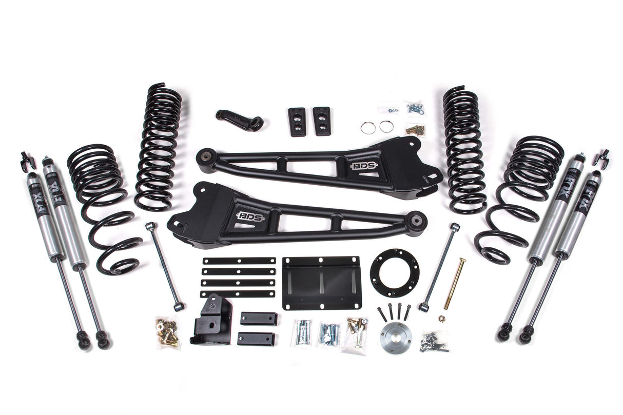 5.5-Inch Lift Kit w/ Radius Arm for 2014-2018 Dodge Ram 2500 4WD Gas - FOX 2.0 Performance Series