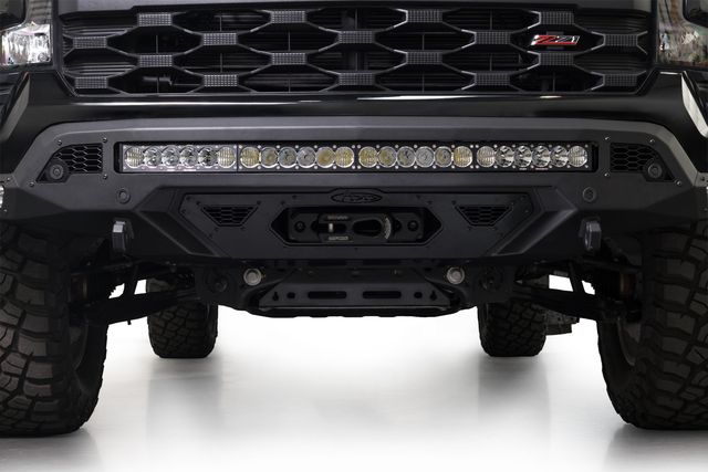 Addictive Desert Designs 22-25 Chevy Silverado 1500 Stealth Fighter Front Bumper w/ Winch Mount