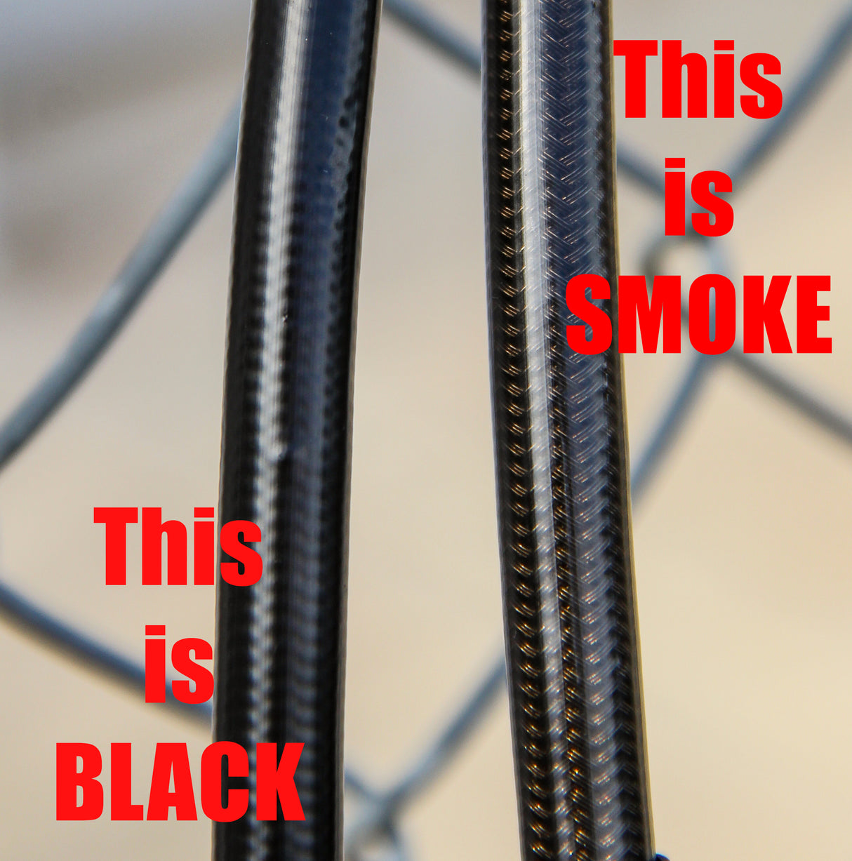 PMF Ford AXLE SWAP/CONVERSION S/S Braided Brake Lines 1999-2000 F-250/350 +10" Over Stock Red