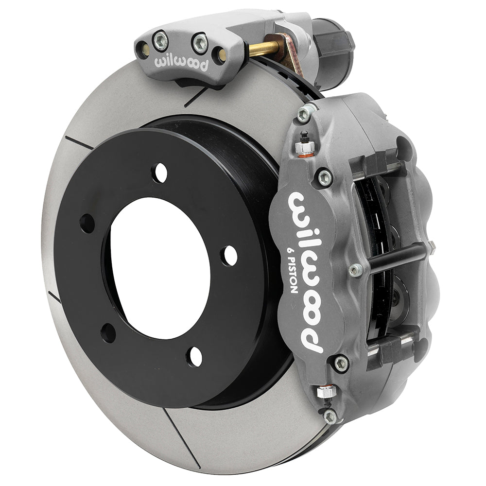 Wilwood 15-20 Toyota Land Cruiser J70 Rear FNSL6R Big Brake Kit - GT Slotted Rotor w/ EPB & Lines