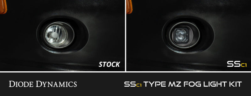 Diode Dynamics SSC1 Type MZ LED Fog Light Kit White SAE Fog