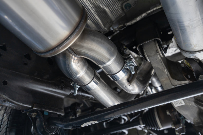 MBRP 21-24 Chevrolet Surburban XL 5.3L 3in T304 SS 2.5in Dual Split Carbon Fiber Cat-back