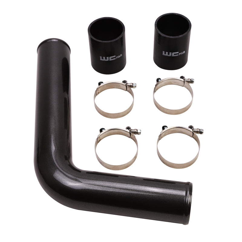 Wehrli 03-07 Cummins 5.9L Driver Side 3in Intercooler Pipe - Kiwi Green