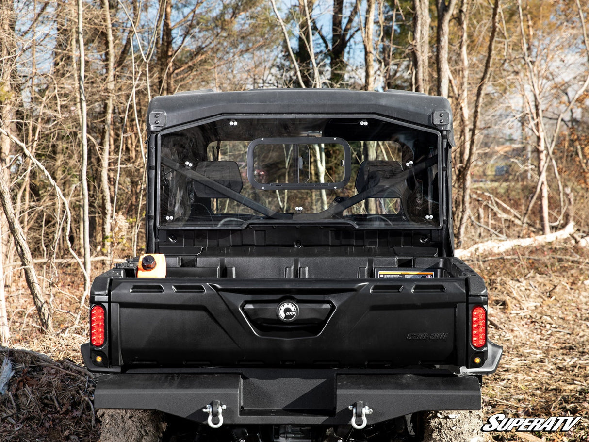SuperATV Can-Am Defender Sliding Rear Windshield