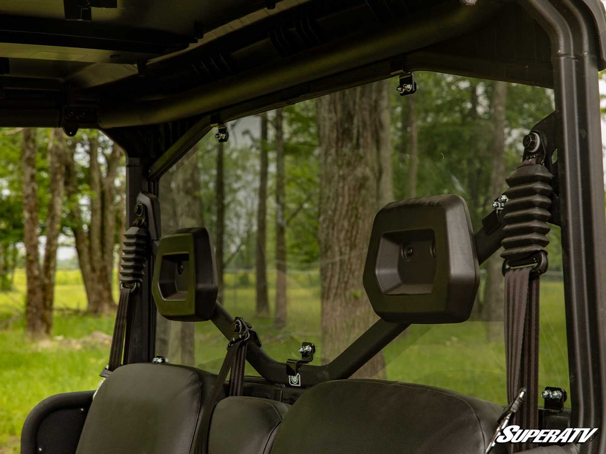 SuperATV Can-Am Defender Rear Windshield-No Print/Light Tint Scratch Resistant