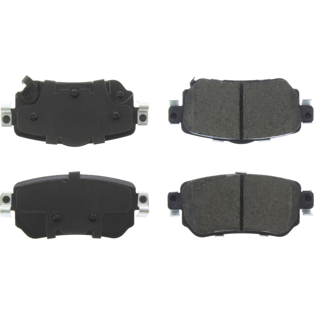 Posi-Quiet 18-22 Nissan Rogue Sport Rear Premium Ceramic Disc Brake Pads - w/ Shims