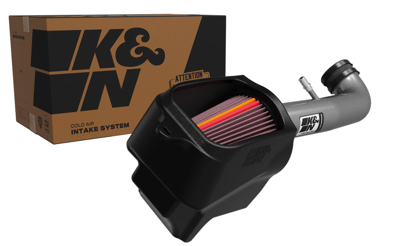 K&N 2018-2026 Jeep Wrangler JL & Gladiator JT 3.6L V6 NextGen Aluminum Cold Air Intake