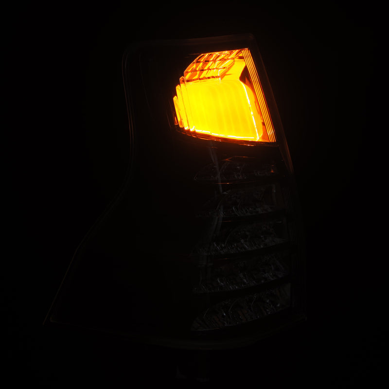 AlphaRex 14-21 Lexus GX470 PRO-Series LED Tail Lights - Alpha Black