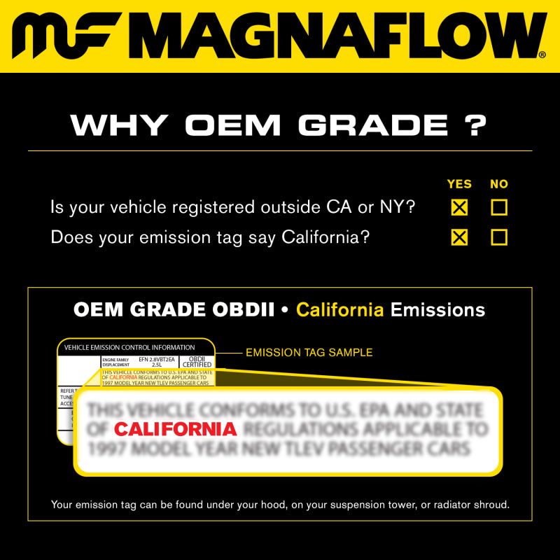 MagnaFlow Left Side Direct Fit Catalytic Converter 15-17 Chrysler 300 3.6L
