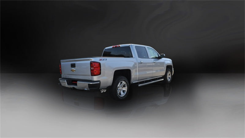 Corsa 14-19 GMC Sierra/Chevy Silv 1500 Crew Cab/Std. Bed 5.3L V8 Polished Single Side CBExhaust