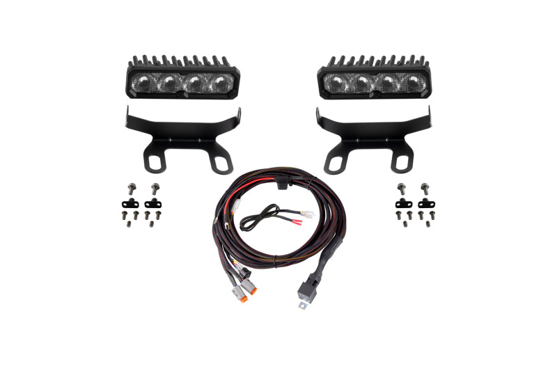Diode Dynamics 2013-2018 Ram 1500 Ram Standard SS6 Pro LED Kit White Driving 6000K
