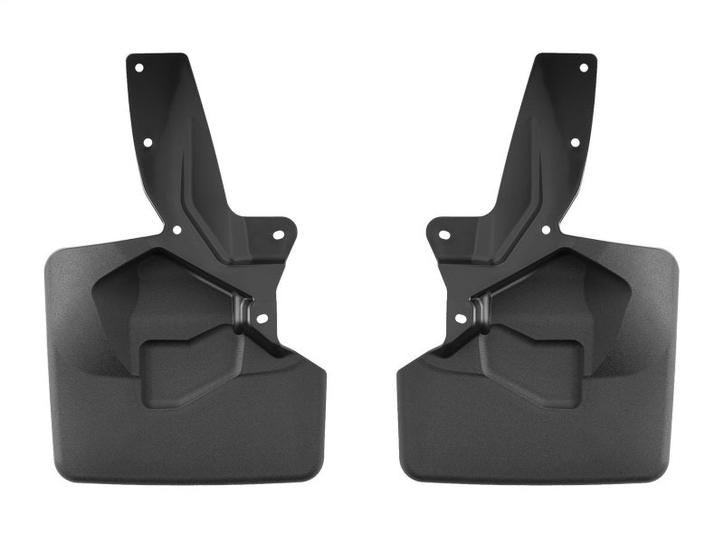 WeatherTech 21-23 Ford Bronco (225/265/285 Width Tire Sizes) Front No Drill Mudflaps - Black