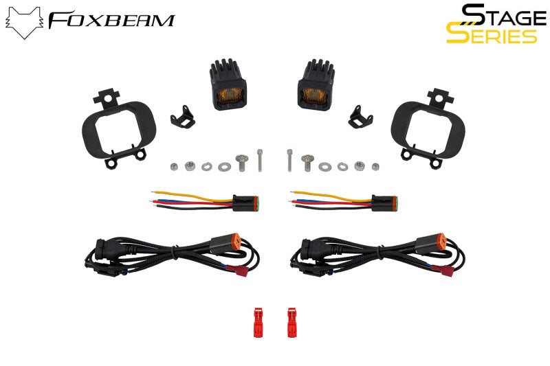 Diode Dynamics 21-24 Nissan Armada SSC1 LED Fog Light Kit (6000K) White SAE Fog - Cool White