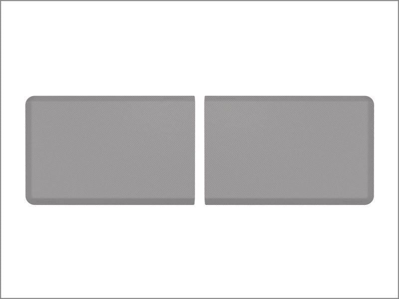 WeatherTech Comfort Mat Connect End Mats 24 x 36in. (2 Qty) Carbon Fiber - Grey