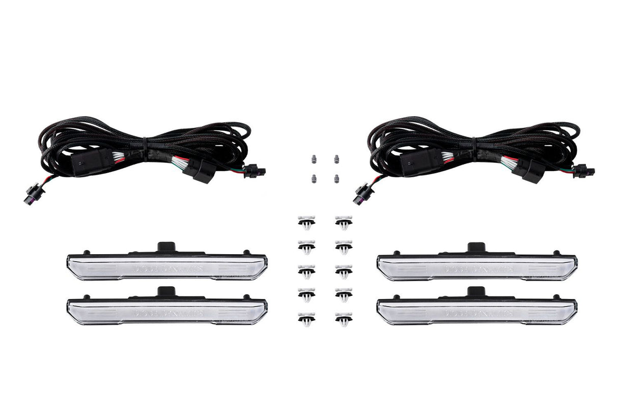 Diode Dynamics 2024 GMC Sierra/Canyon LED Sequential Sidemarkers - Clear