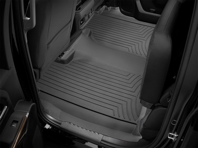 WeatherTech 19-25 Chevy Silverado Double Cab Bench Front FloorLiner HP - Black