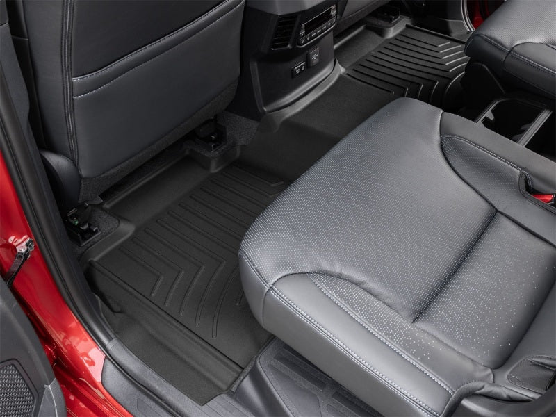 WeatherTech 23-24 Toyota Sequoia Rear FloorLiner HP - Black