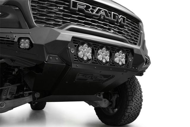 Addictive Desert Designs 2025+ Ram RHO Bomber Front Bumper - 3 Baja Designs LP6