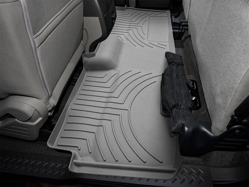 WeatherTech 10-14 Ford F-150/SVT Raptor Rear Floorliner HP - Grey