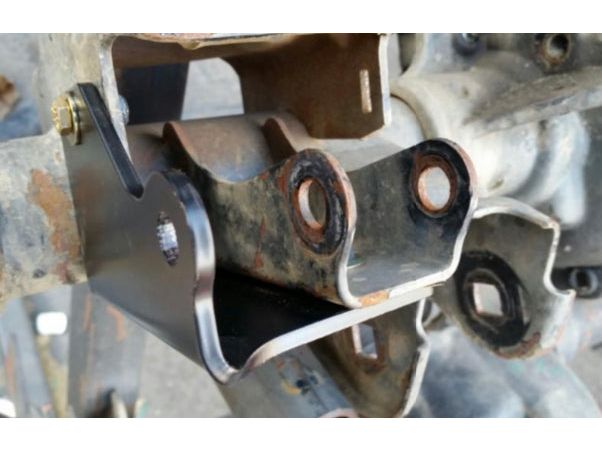 EVO MFG 2007-2018 Jeep Wrangler JK FRONT SHOCK RELOCATION BRACKET KIT