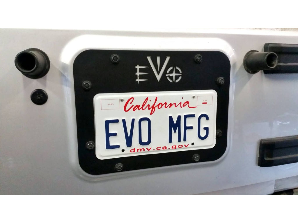 EVO MFG JK Gate Plate Vent Delete Black JK/JKU