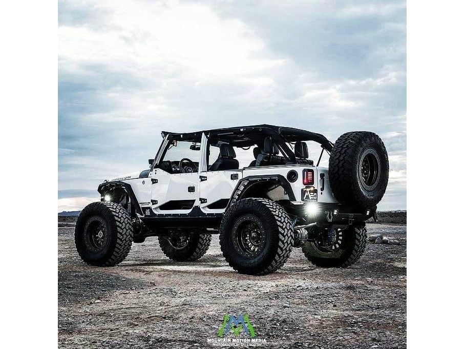 EVO MFG 2007-2018 Jeep Wrangler JK FRONT AND REAR HALF DOOR PACKAGE