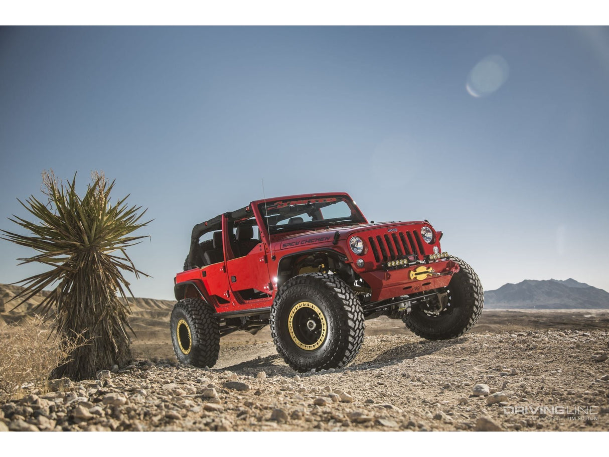 EVO MFG 2007-2018 Jeep Wrangler JK FRONT AND REAR HALF DOOR PACKAGE