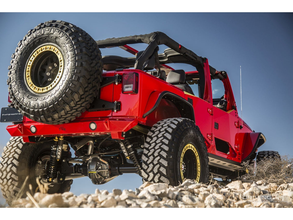 EVO MFG 2007-2018 Jeep Wrangler JK FRONT AND REAR HALF DOOR PACKAGE
