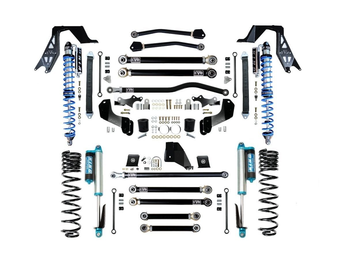 EVO MFG 2020-2024 Jeep Gladiator JT ( Diesel ) 4.5 or 6.5 INCH LIFT KING FUSION SUSPENSION LIFT KIT