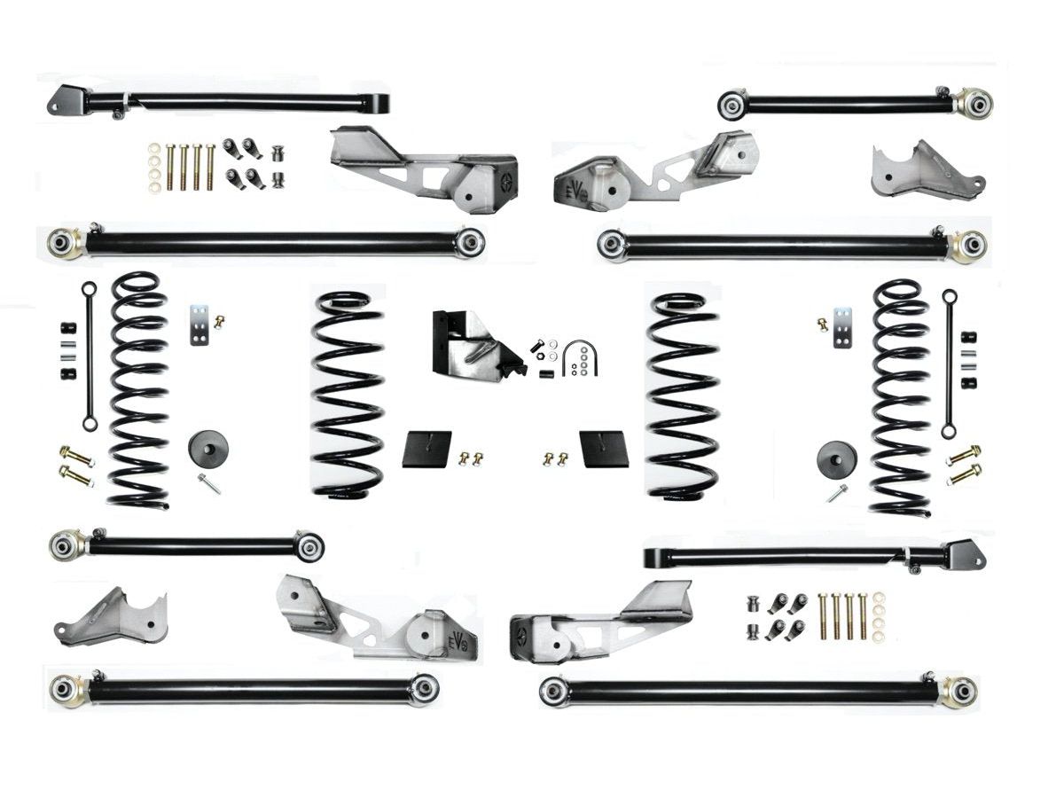 EVO MFG 2018-2024 Jeep Wrangler JL 2.5 INCH LIFT DIESEL HIGH CLEARANCE LONG ARM SUSPENSION SYSTEM ( ONLY )