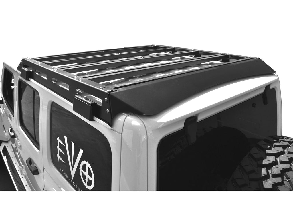 EVO MFG Jeep Wrangler JLU TRAIL ROOF RACK, BARE Steel