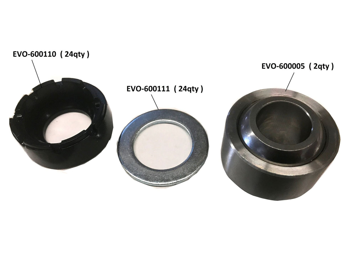 EVO MFG 2007-2024 Jeep Wrangler JK/JL & Gladiator JT Long Arm Joint Bushing inMaintanence Kit Rebuild