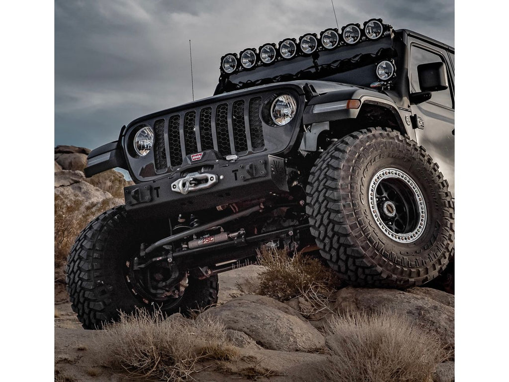 EVO MFG Quarter Pounder Front Winch Bumper For Jeep Wrangler & Gladiator JK/JL/JT